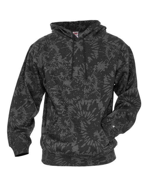 Badger Unisex Tie-Dyed Triblend Hooded Sweatshirt