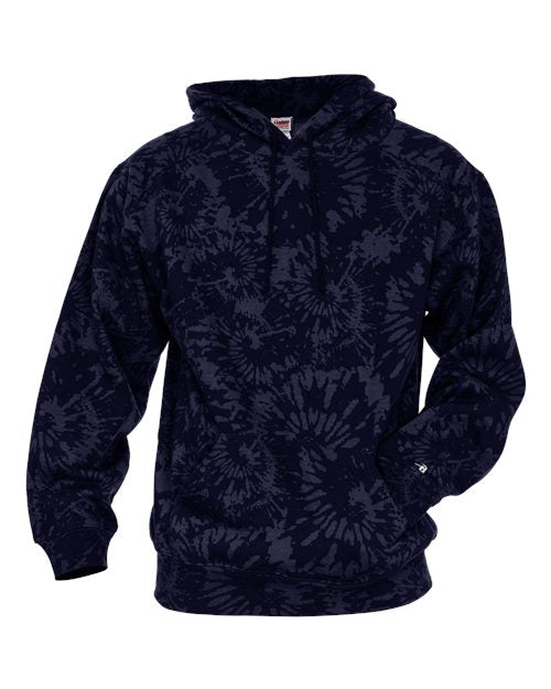 Badger Unisex Tie-Dyed Triblend Hooded Sweatshirt