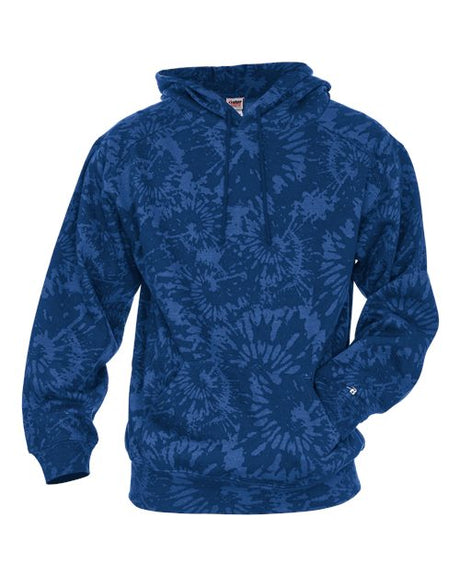 Badger Unisex Tie-Dyed Triblend Hooded Sweatshirt