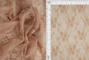 Floral Lace Nylon Spandex Khaki