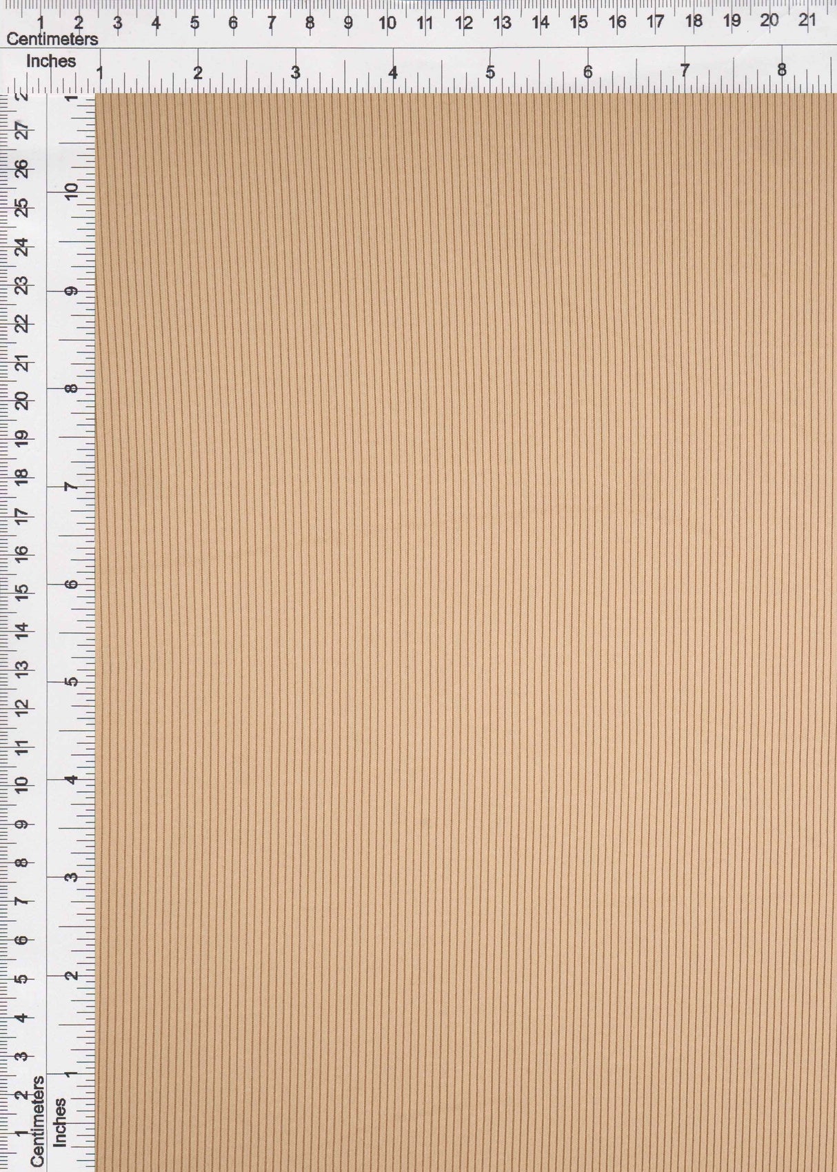 Peach Rib Knit Solid
