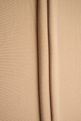 1 Yard Solid 2x2 Peach Rib Knit Fabric, 48? Wide Polyester Spandex Blend