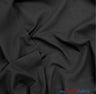 100% Cotton Poplin Cotton Fabric - White, Navy Blue, Black, 60" Wide (1 Yard)