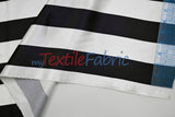 Stripe Satin Charmeuse Polyester Fabric - 2" Stripe, Multiple Colors, 58/60" Width (1 Yard)