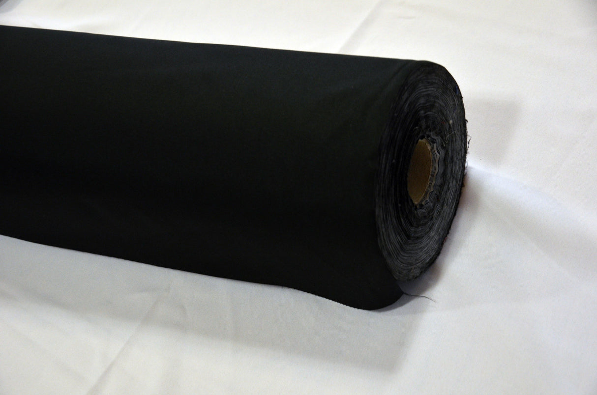 Blackout Lining Polyester Cotton Fabric - Blackout Curtain Liner, Solid, 54" Wide (1 Yard)