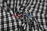 Classic Tweed Polyester Fabric - Textured Tweed Weave, 60" Width (1 Yard)