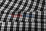 Classic Tweed Polyester Fabric - Textured Tweed Weave, 60" Width (1 Yard)