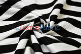 10 Oz 100% Cotton Canvas 2" Stripe Fabric - Multiple Colors, 60" Wide (1 Yard)