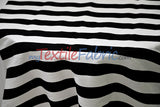 10 Oz 100% Cotton Canvas 2" Stripe Fabric - Multiple Colors, 60" Wide (1 Yard)