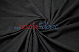 Black Cotton Flannel Fabric - Black Solid, 60" Width (1 Yard)