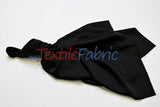 Double Sided Satin Polyester Fabric - Glossy Finish, 60" Width (1 Yard)