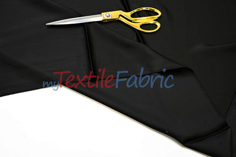 Double Sided Satin Polyester Fabric - Glossy Finish, 60" Width (1 Yard)