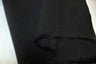 Fire Retardant Cotton Duvetyn Fabric - Black, White, Solid, 58" Width (Yard, Bolt, 3X3 Sample Swatch)