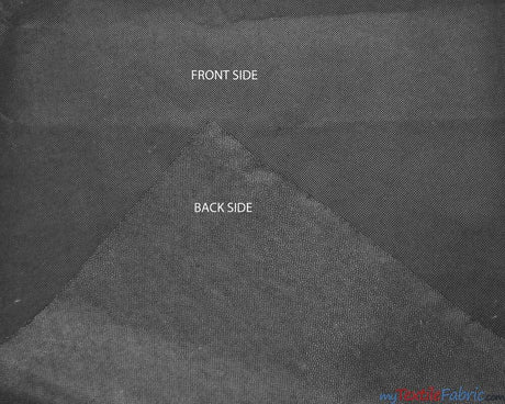 Fusible Interfacing Polyester Fabric - Black And White Semi Solid, 58/60" Width (Yards)