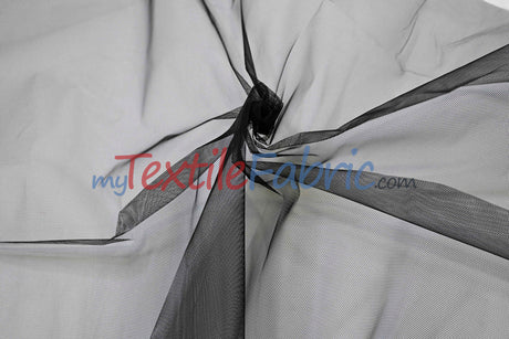 Hard Net Crinoline Polyester Fabric - Sheer Stiff Netting, 60" Width (Yards)