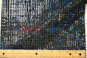 Holographic Mini Square Sequins Mesh Fabric - Holographic Mini Square Sequins, 45" Width (By The Yard)