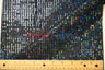 Holographic Mini Square Sequins Mesh Fabric - Holographic Mini Square Sequins, 45" Width (By The Yard)