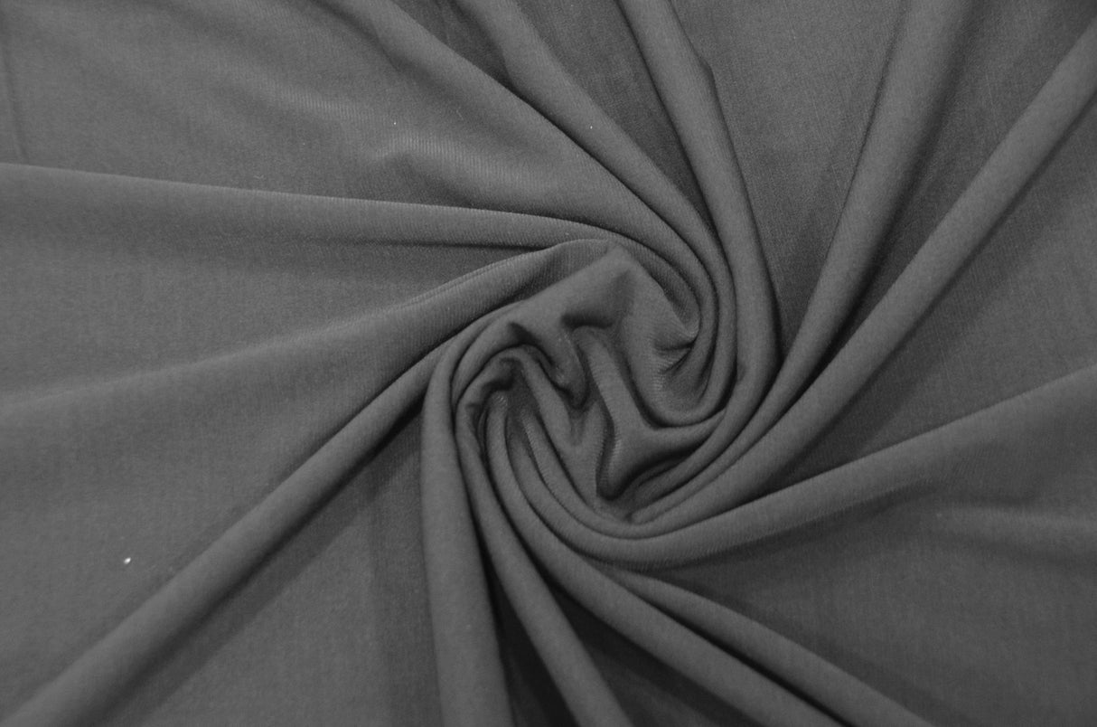 ITY Knit Polyester Spandex Fabric - Solid Interlock Twist Yarn, 58/60" Width, Multiple Colors (1 Yard)