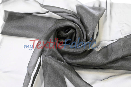 Crystal Organza Nylon Fabric - Sheer Sparkling, 45" Width (1 Yard)