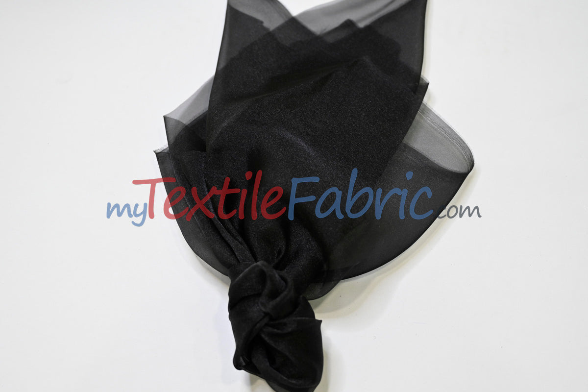 Crystal Organza Nylon Fabric - Sheer Sparkling, 45" Width (1 Yard)