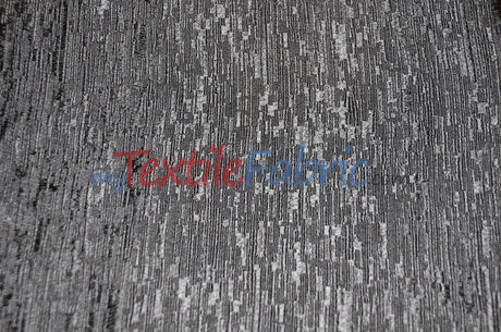 Luxury Jacquard Polyester Fabric - Solid Textured, 58/60" Width, Multiple Colors (1 Yard)