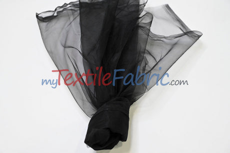 Micro Mesh Polyester Fabric - Sheer Soft Stretch Tulle, 58/60" Width, Multiple Colors (1 Yard)