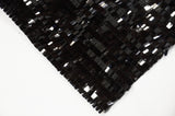 Fringe Sequins Polyester Fabric - Gold, Silver, Black, 50/52" Width (1 Yard)