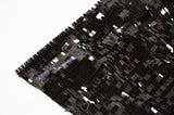 Fringe Sequins Polyester Fabric - Gold, Silver, Black, 50/52" Width (1 Yard)