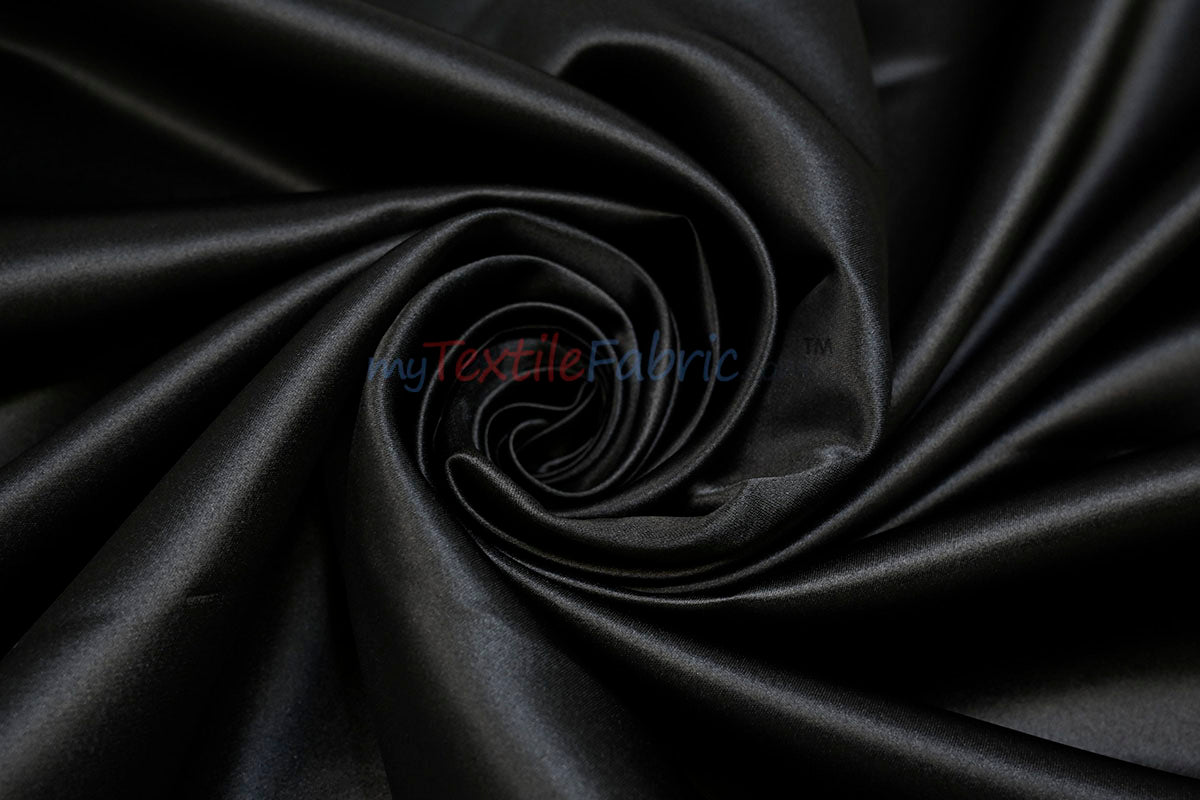 Lamour Satin Polyester Matte Satin Fabric - Multiple Colors, 58/60" Width (1 Yard)