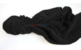 Sherpa Fleece Polyester Fabric - White, Ivory, Black, 60" Width (1 Yard)