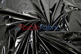 Shiny Stretch Patent Vinyl Fabric - 94% Polyester, 6% Spandex, Glossy Finish, 55" Width (1 Yard)