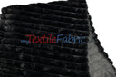 Striped Rabbit Fur 100 Percent Polyester Fabric - Striped Faux Rabbit Fur, 64/66" Width (1 Yard)