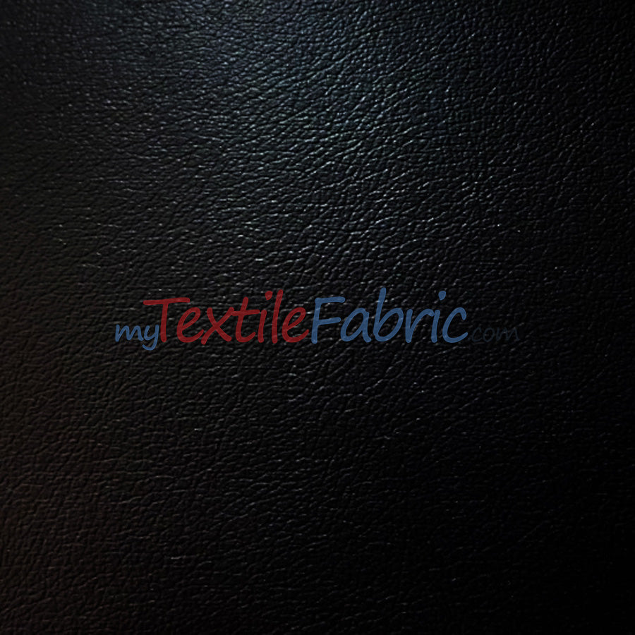 Soft And Smooth Vinyl Fabric - Faux Leather, Solid Colors, 54" Width (1 Yard)