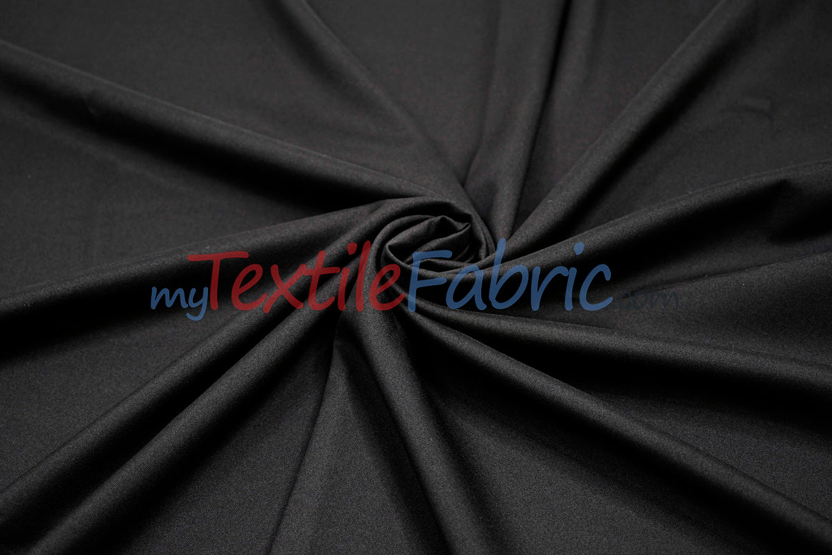 Scuba Double Knit Polyester Fabric - Solid Multiple Colors, 58/60" Width (1 Yard)