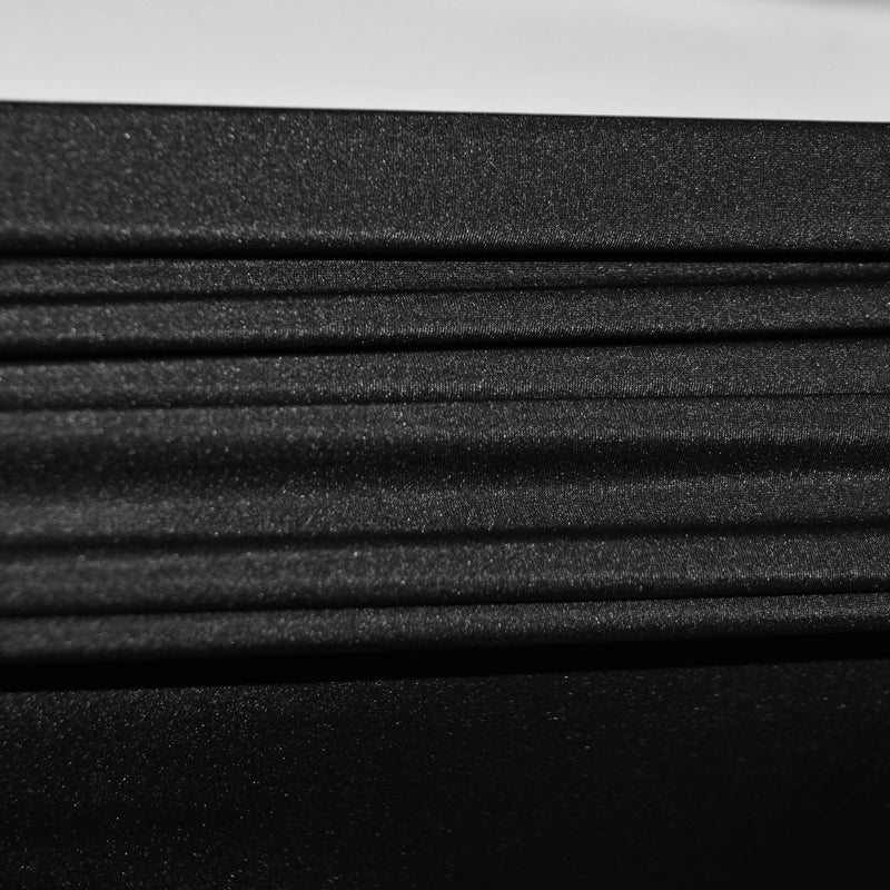 Yoga Spandex Polyester Spandex Fabric - White And Black, 58/60" Width, Slight Sheen, 4 Way Stretch (1 Yard)