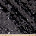 Dull Square Dazzle Polyester Fabric - Square Sequins, Sheer Mesh, 52" Width (1 Yard)