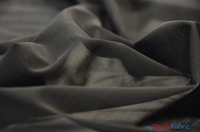 Dura Power Mesh Nylon Spandex Fabric - Black, Nude, White Sheer Open Work, 60" Width (1 Yard)