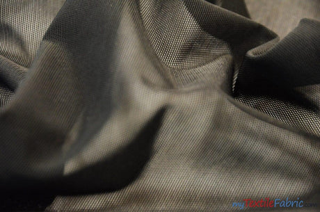 Dura Power Mesh Nylon Spandex Fabric - Black, Nude, White Sheer Open Work, 60" Width (1 Yard)