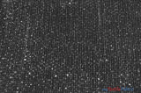 Pleated Glitz Polyester Sequins Fabric - Pleated Mesh, Multiple Colors, 56" Width (1 Yard)