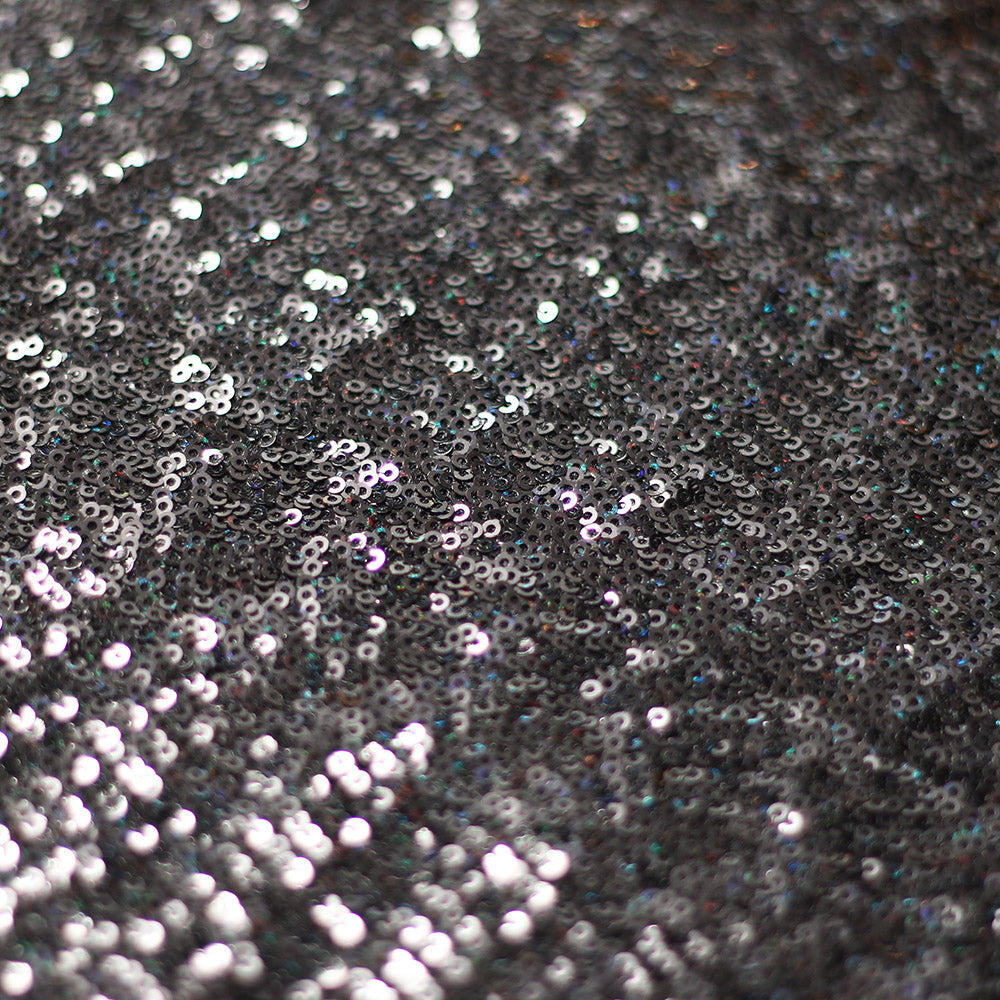SC Glamour Shiny Sequins Nylon Spandex Fabric - Multiple Colors, Round Sequins, 54/56" Width (1 Yard)