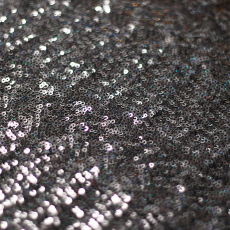 SC Glamour Shiny Sequins Nylon Spandex Fabric - Multiple Colors, Round Sequins, 54/56" Width (1 Yard)