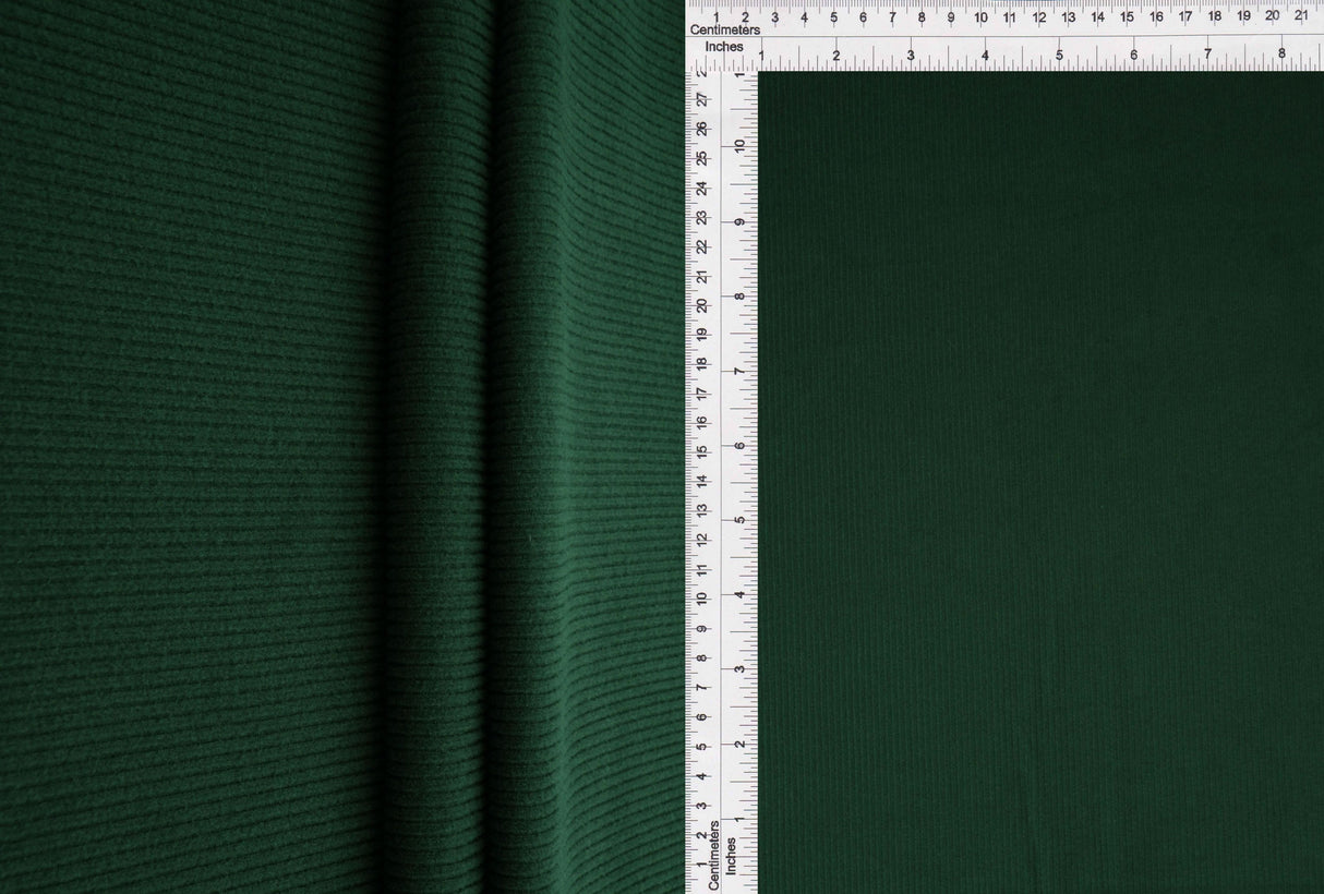 Ribbed Knit Fleece Solid