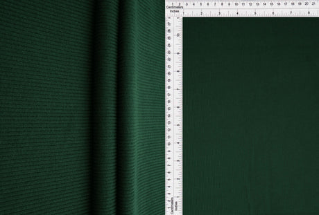 Ribbed Knit Fleece Solid