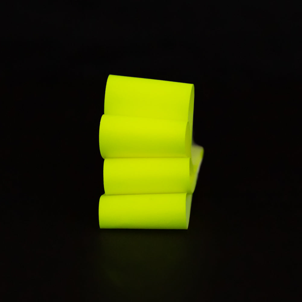 Italian Neon Yellow Reflective Ribbon - 0.875"