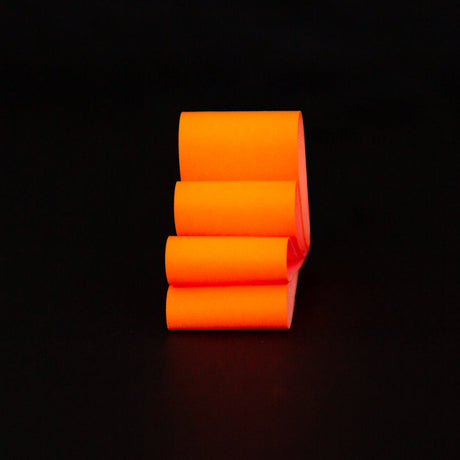 Italian Neon Orange Reflective Ribbon - 0.875"