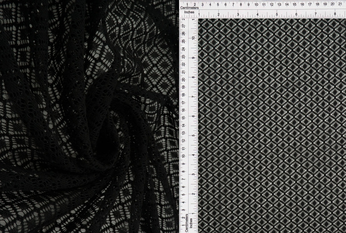 Warp Lace Fleece Knit