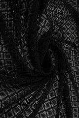 1 Yard Warp Lace Fleece Fabric, 57? Wide 100% Polyester