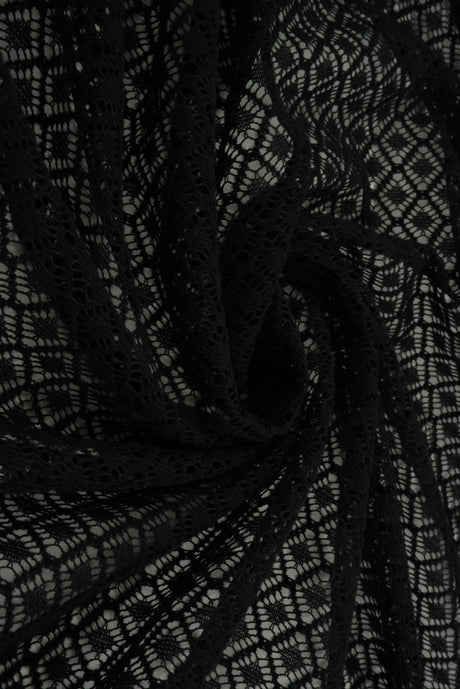 1 Yard Warp Lace Fleece Fabric, 57? Wide 100% Polyester