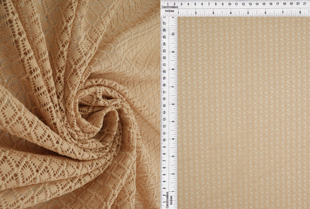 Warp Lace Fleece Knit