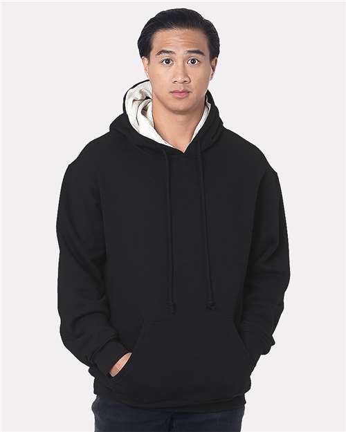 USA-Made Super Heavy Thermal Lined Hooded Sweatshirt